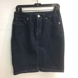 Nine West Denim Pencil Skirt